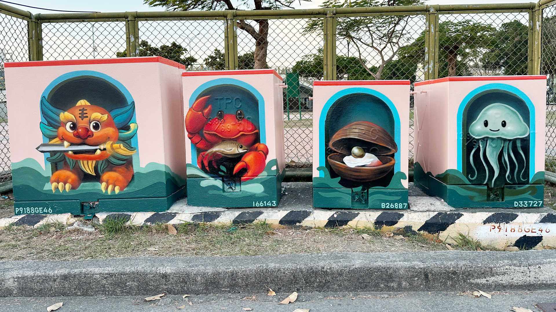 台南｜安平運河電箱彩繪